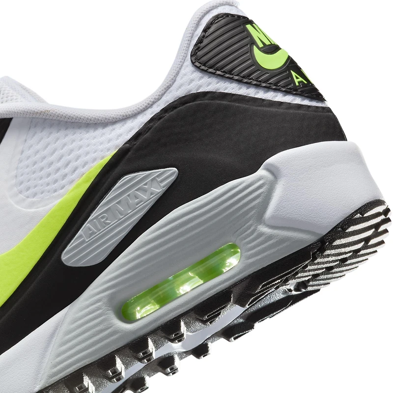 Prior Generation - Air Max 90 Spikeless Golf Shoe White/Black/Green