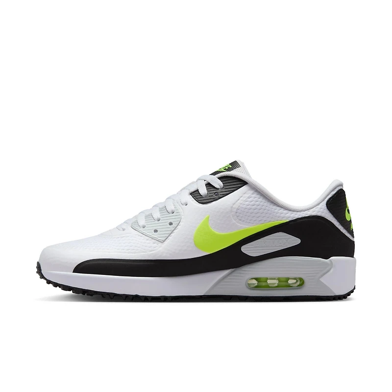 Prior Generation - Air Max 90 Spikeless Golf Shoe White/Black/Green