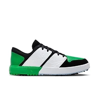 Jordan NU Retro Low G Spiked Golf Shoe - Black/Green