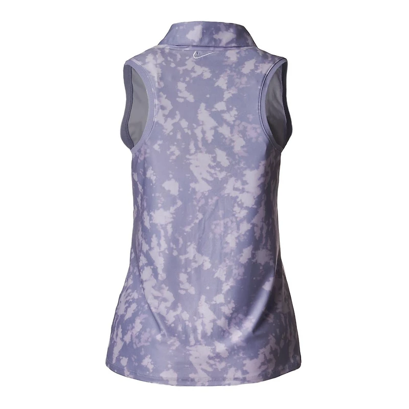 Women's Dri-Fit Victory Print Sleevless Polo
