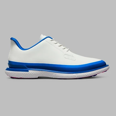 Men's Gallivan2r TPU Tuxedo Spikeless Golf Shoe - White/Blue