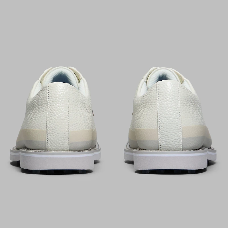 Men's Tuxedo Stripe Gallivanter Spikeless Golf Shoe - White/Grey