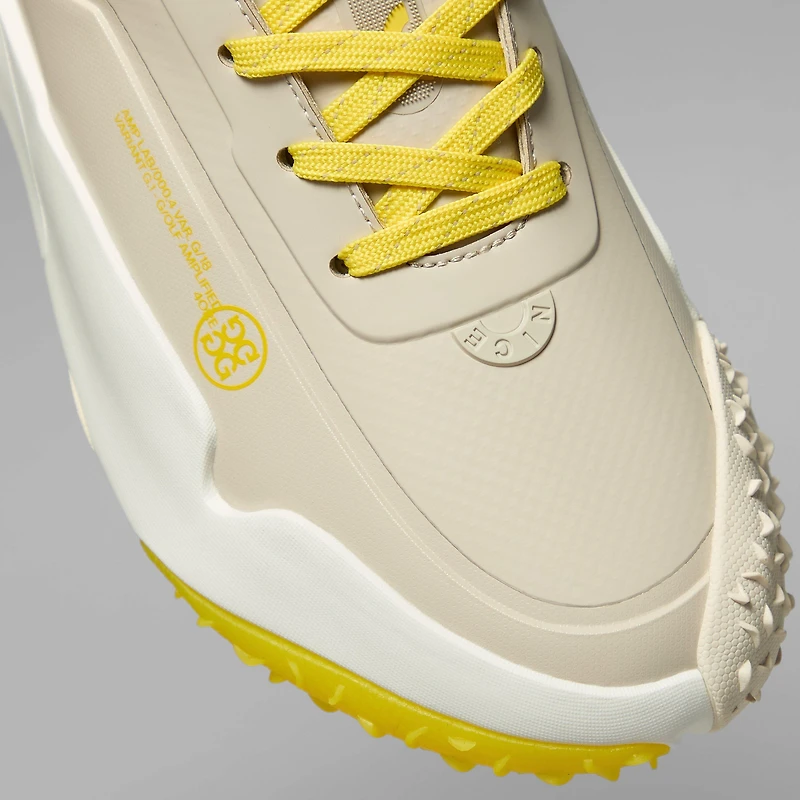 Men's G/18 Spikeless Golf Shoe - Beige/Yellow