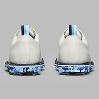 Men's Classic Pebble Leather G/Lock Gallivanter Spiked Golf Shoe - White