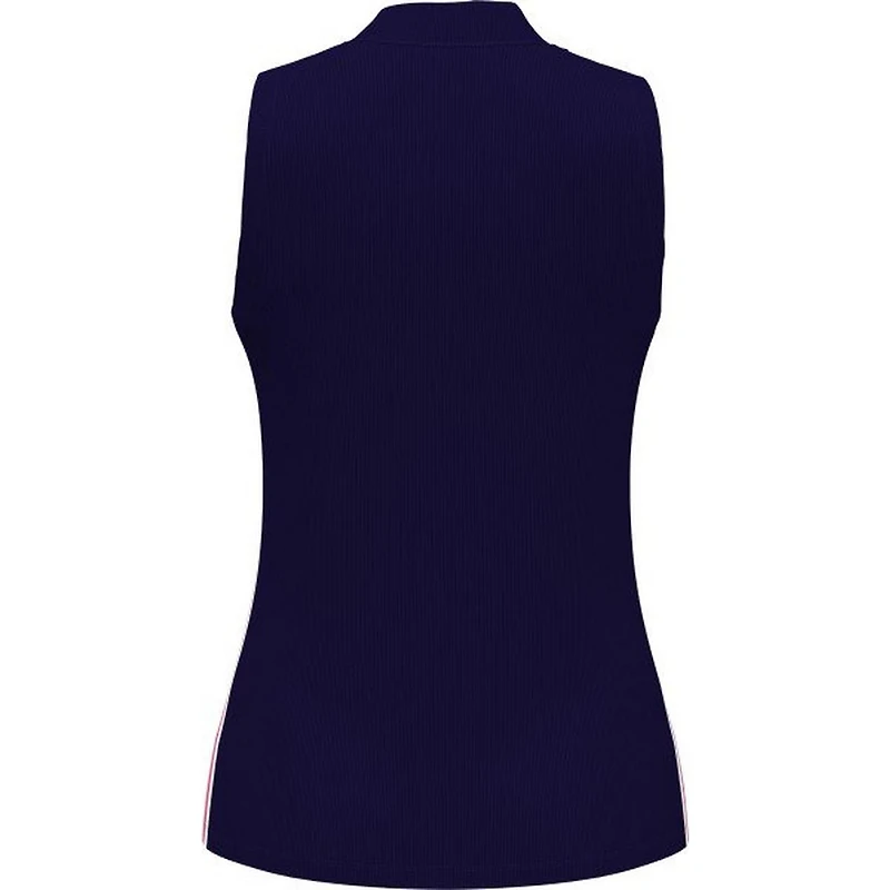 Women's Colourblock Rib Sleeveless Top