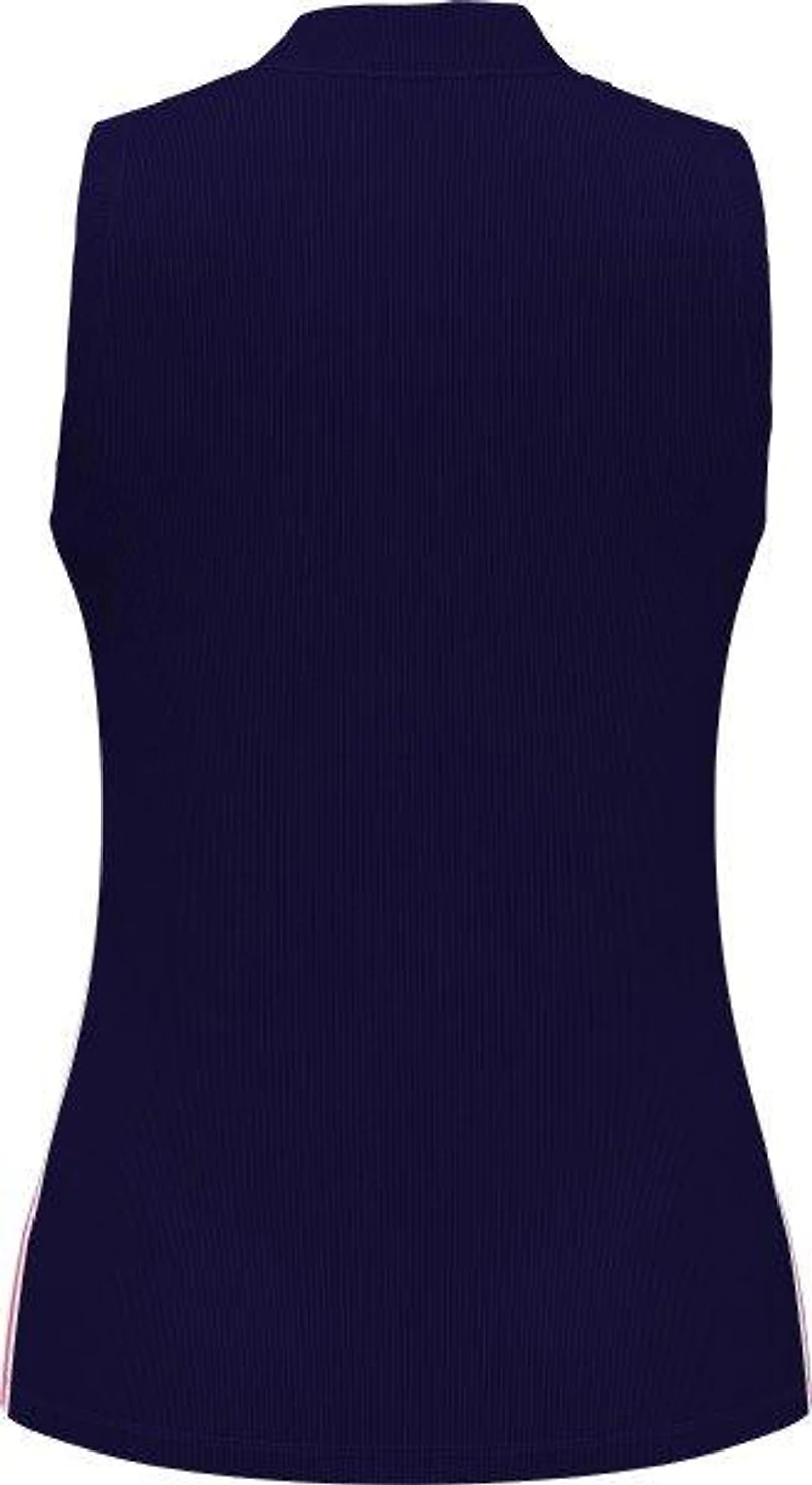 Women's Colourblock Rib Sleeveless Top