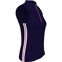 Women's Colourblock Rib Sleeveless Top