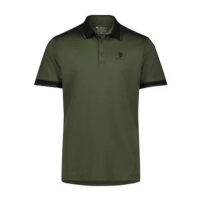 Men's Checker Rib Tech Pique Short Sleeve Shirt