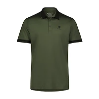 Men's Checker Rib Tech Pique Short Sleeve Shirt