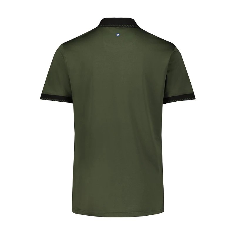 Men's Checker Rib Tech Pique Short Sleeve Shirt