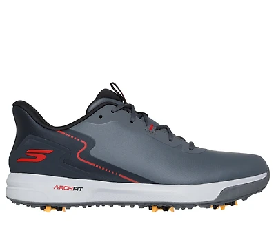 Men's Go Golf Elite Vortex Rival Spiked Shoe - Grey/Red