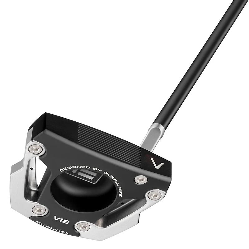 V-Series V12 Black Inline Short Slant Mallet Putter