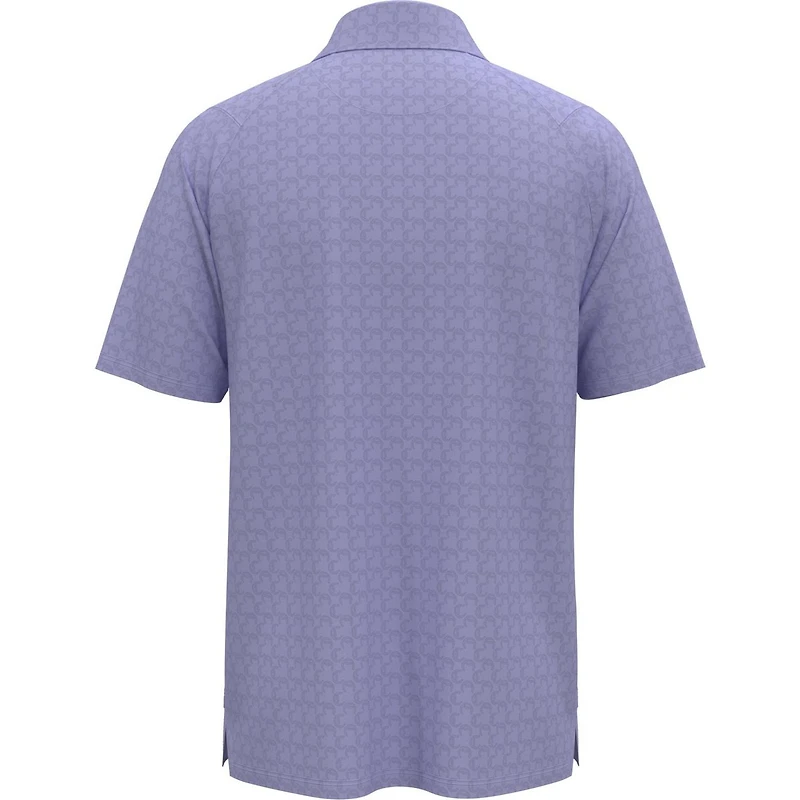 Men's C Jacquard Short Sleeve Polo