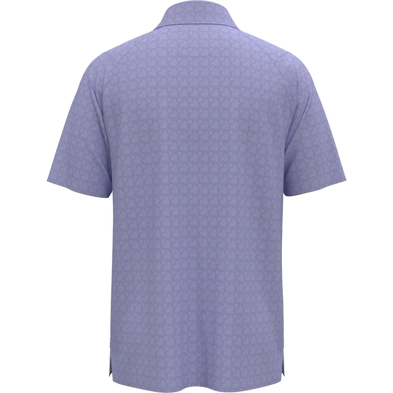 Men's C Jacquard Short Sleeve Polo