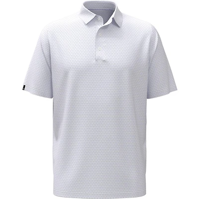 Men's All Over Gradient Chev Printed Short Sleeve Polo