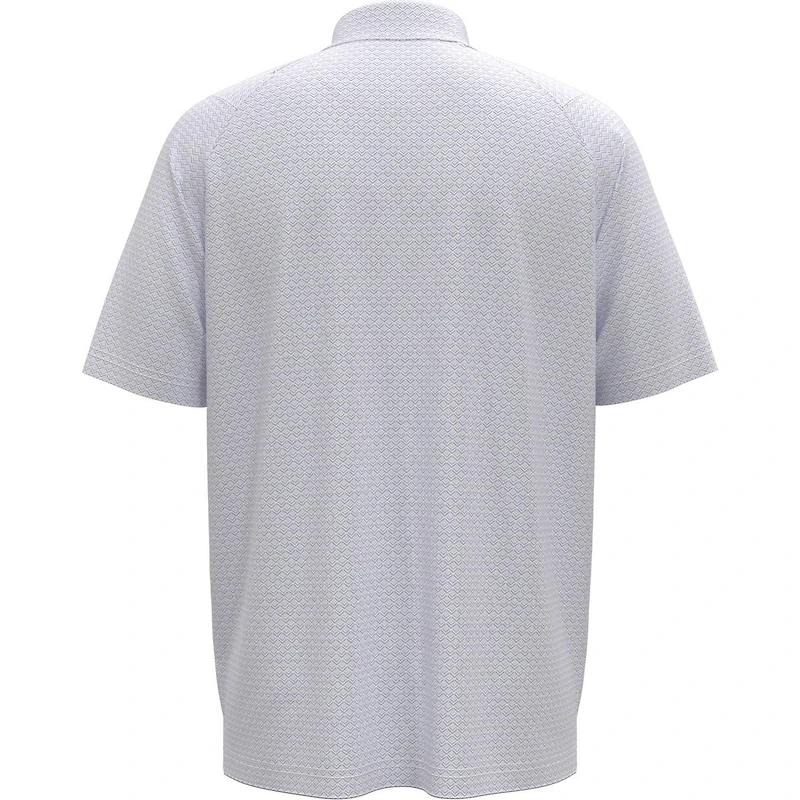 Men's All Over Gradient Chev Printed Short Sleeve Polo