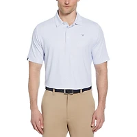 Men's All Over Gradient Chev Printed Short Sleeve Polo