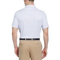 Men's All Over Gradient Chev Printed Short Sleeve Polo