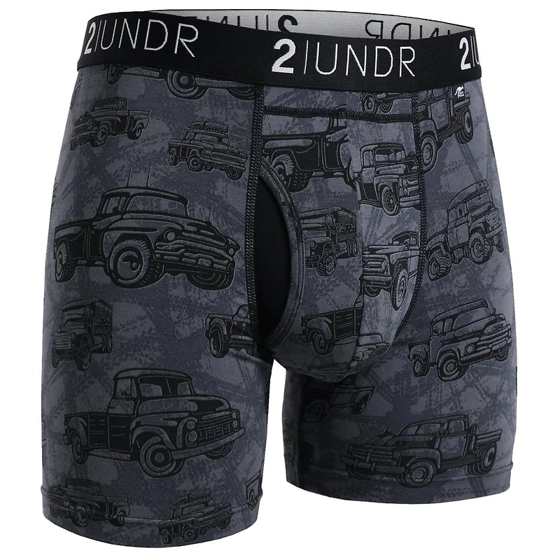 Men's Swing Shift Boxer Brief- Trucked