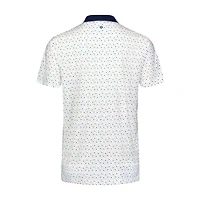 Men's Polka Dots Tech Jersey SF Short Sleeve Shirt