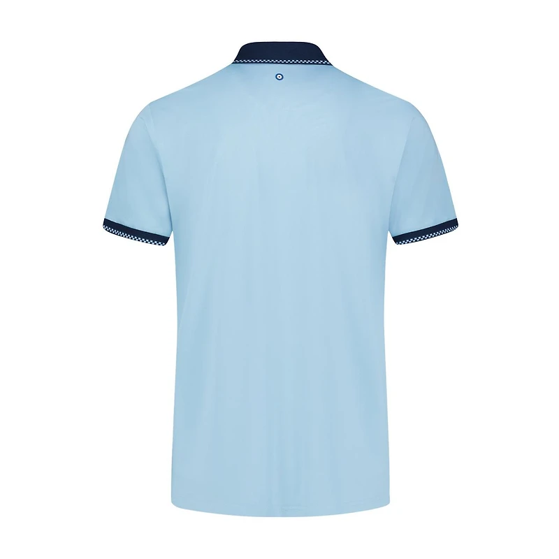 Men's Checker Rib Tech Pique Short Sleeve Shirt