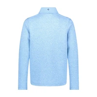 Men's Quilted Double-Knit Mix Media Pullover