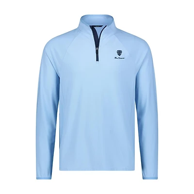 Men's Solid Pique 1/4 Zip Pullover