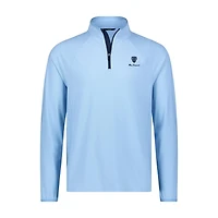 Men's Solid Pique 1/4 Zip Pullover