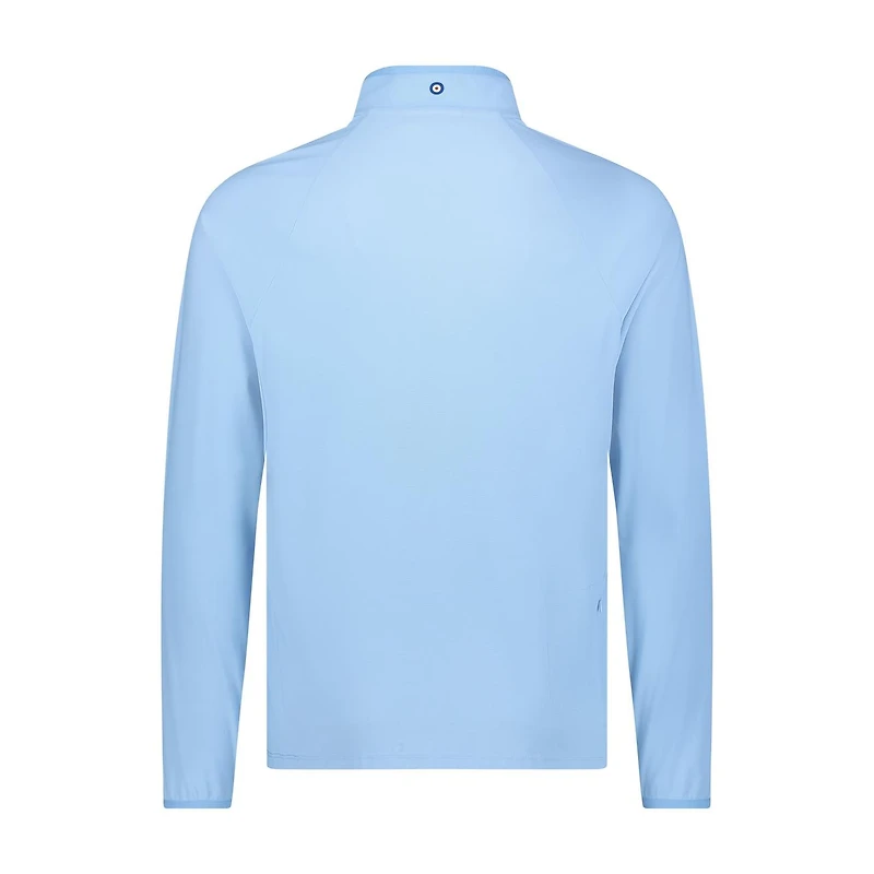 Men's Solid Pique 1/4 Zip Pullover