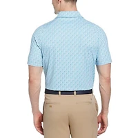 Men's 18th Hole Food Print Short Sleeve Polo