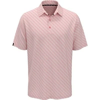 Men's Chev Twill Print Short Sleeve Polo