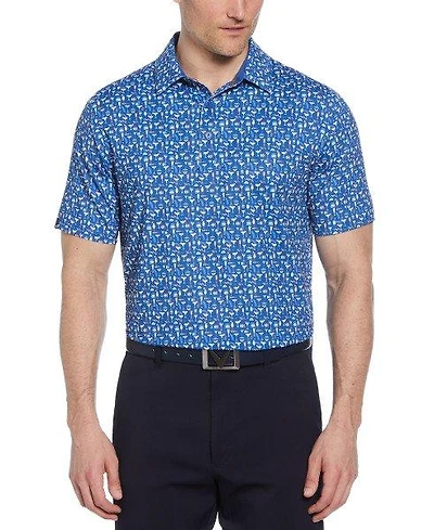 Men's Cocktail Print Short Sleeve Polo