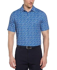 Men's Cocktail Print Short Sleeve Polo