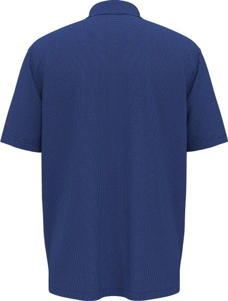 Men's Prospin Gingham Print Short Sleeve Polo