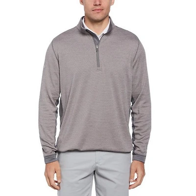 Men's Midweight 1/4 Zip Hex Pullover