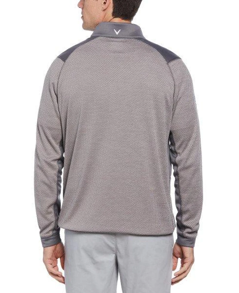 Men's Midweight 1/4 Zip Hex Pullover