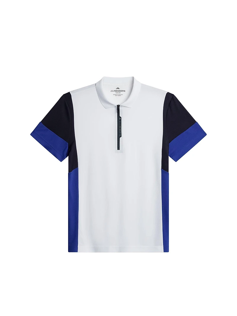 Men's Nero Zip Short Sleeve Polo