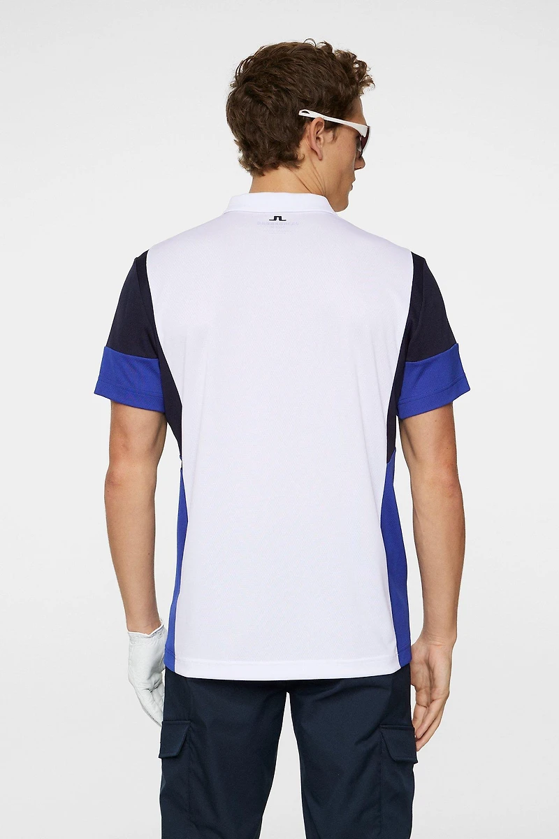 Men's Nero Zip Short Sleeve Polo