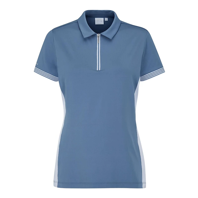 Women's Kirby Zip Neck Short Sleeve Polo