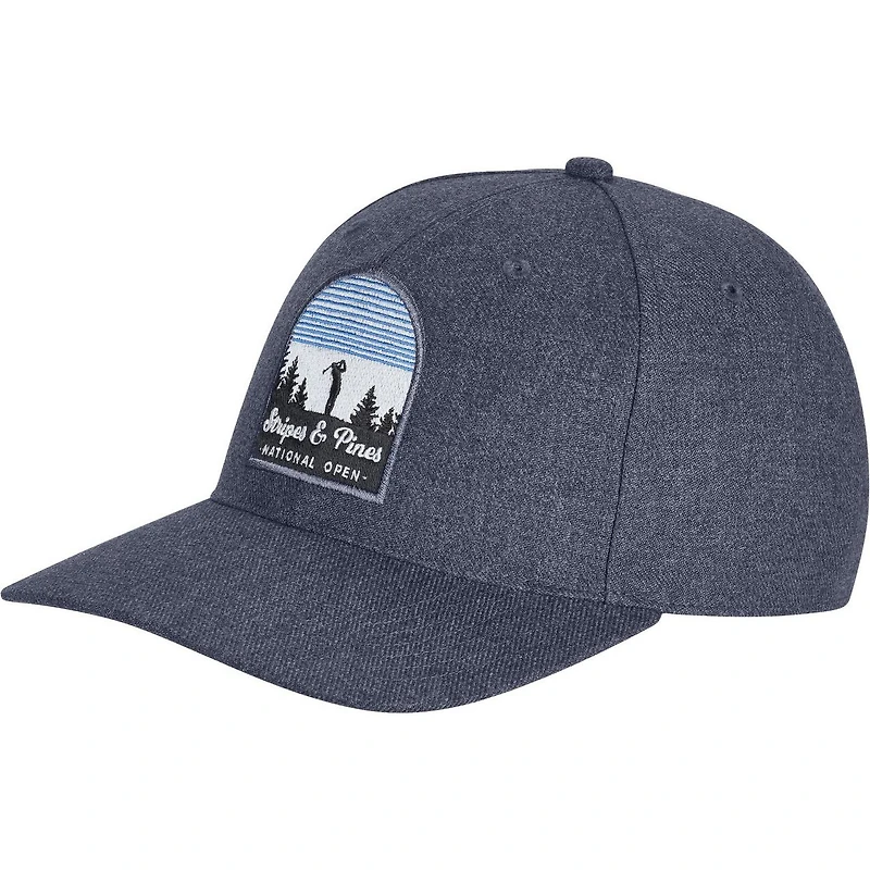 Men's Stripes and Pines High-Crown Cap