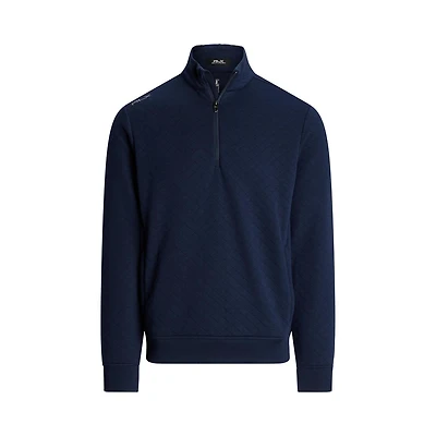 Men's Quilted Double Knit 1/4 Zip Pullover