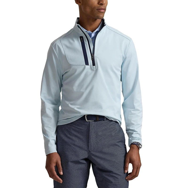 Men's Solid 1/4 Zip Pullover