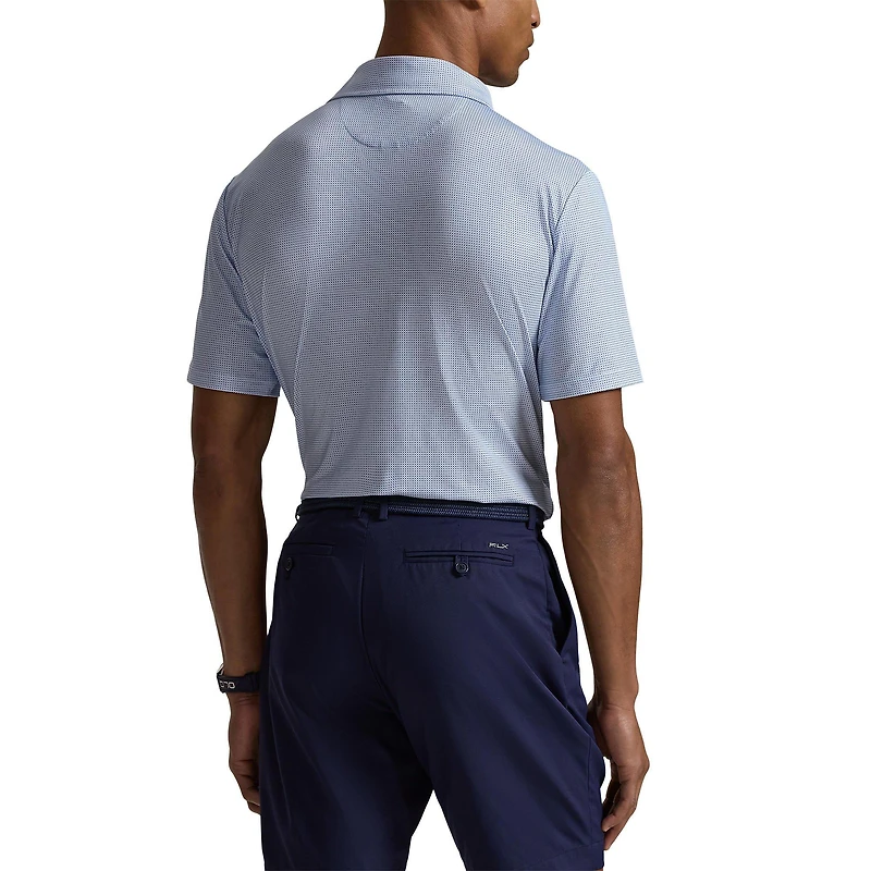 Men's Micro Cube Short Sleeve Polo