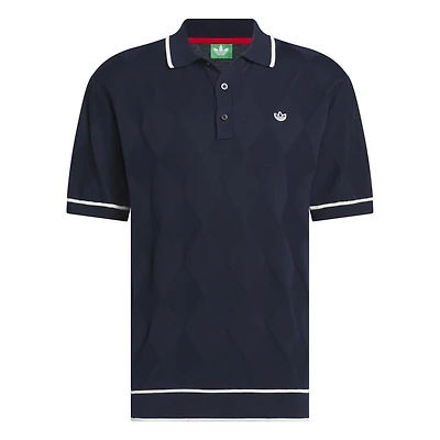 Men's Originals Argyle Knit Short Sleeve Polo