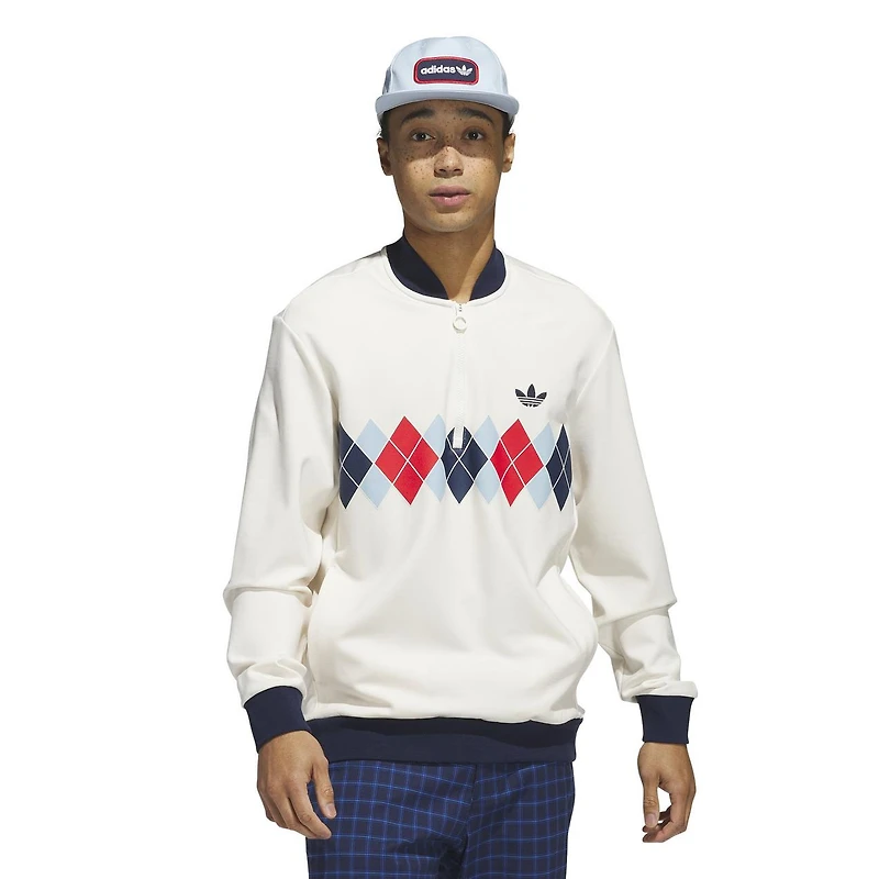Men's Originals Argyle Printed 1/4 Zip Pullover