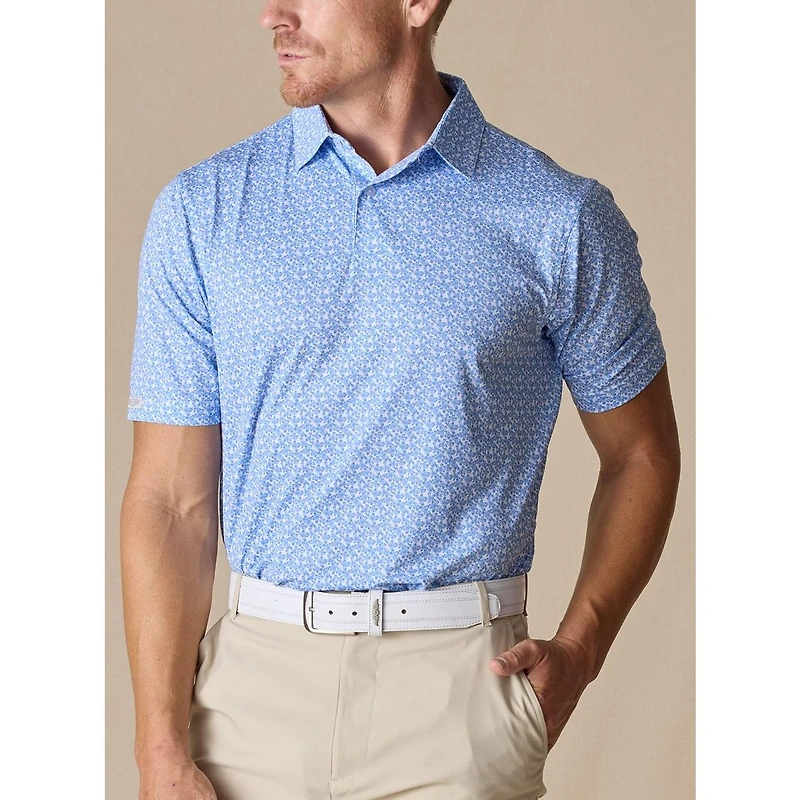 Men's Barberry Short Sleeve Polo