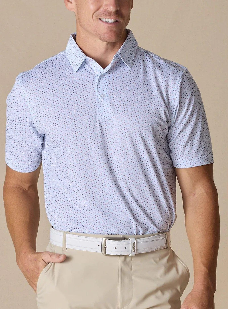Men's Shaken Not Stirred Short Sleeve Polo
