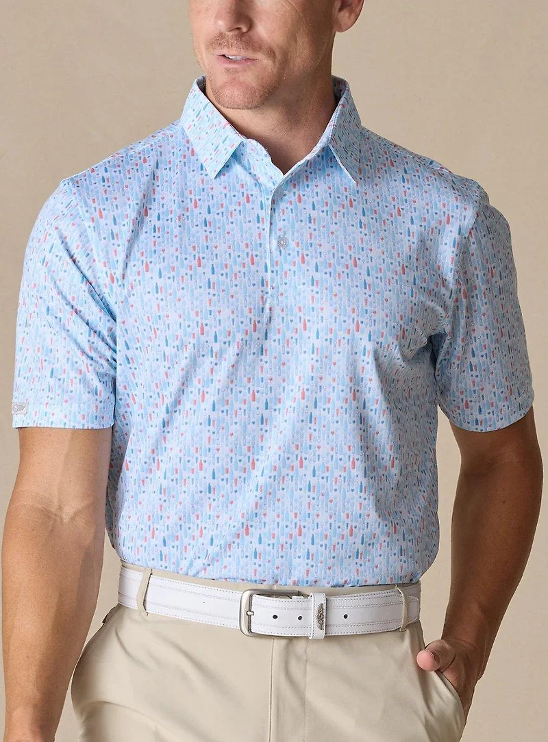 Men's Lucky Lager Short Sleeve Polo