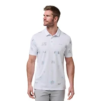 Men's Bauer x TravisMathew Snow Chance Short Sleeve Polo