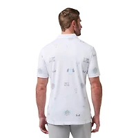 Men's Bauer x TravisMathew Snow Chance Short Sleeve Polo